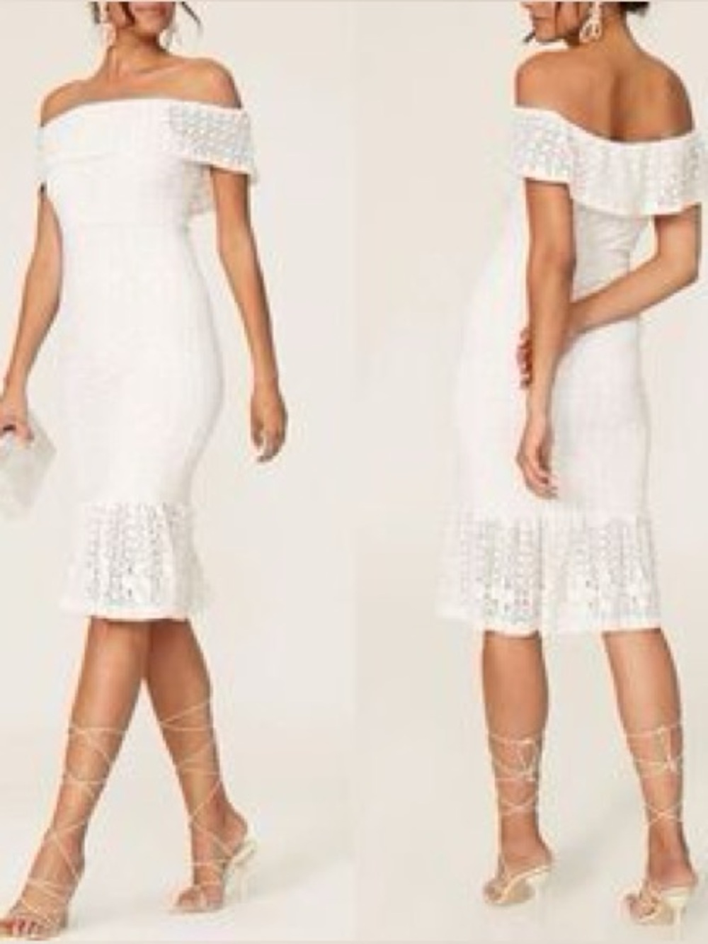 Sunflower Lace Midi Dress by Nightcap size large
